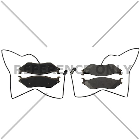 Centric Parts POSI-QUIET EXTENDED WEAR BRAKE PADS 106.10661